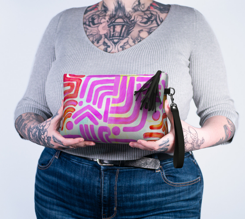 Limited Edition Marion Renee Prism Urban Tribe Clutch Bag