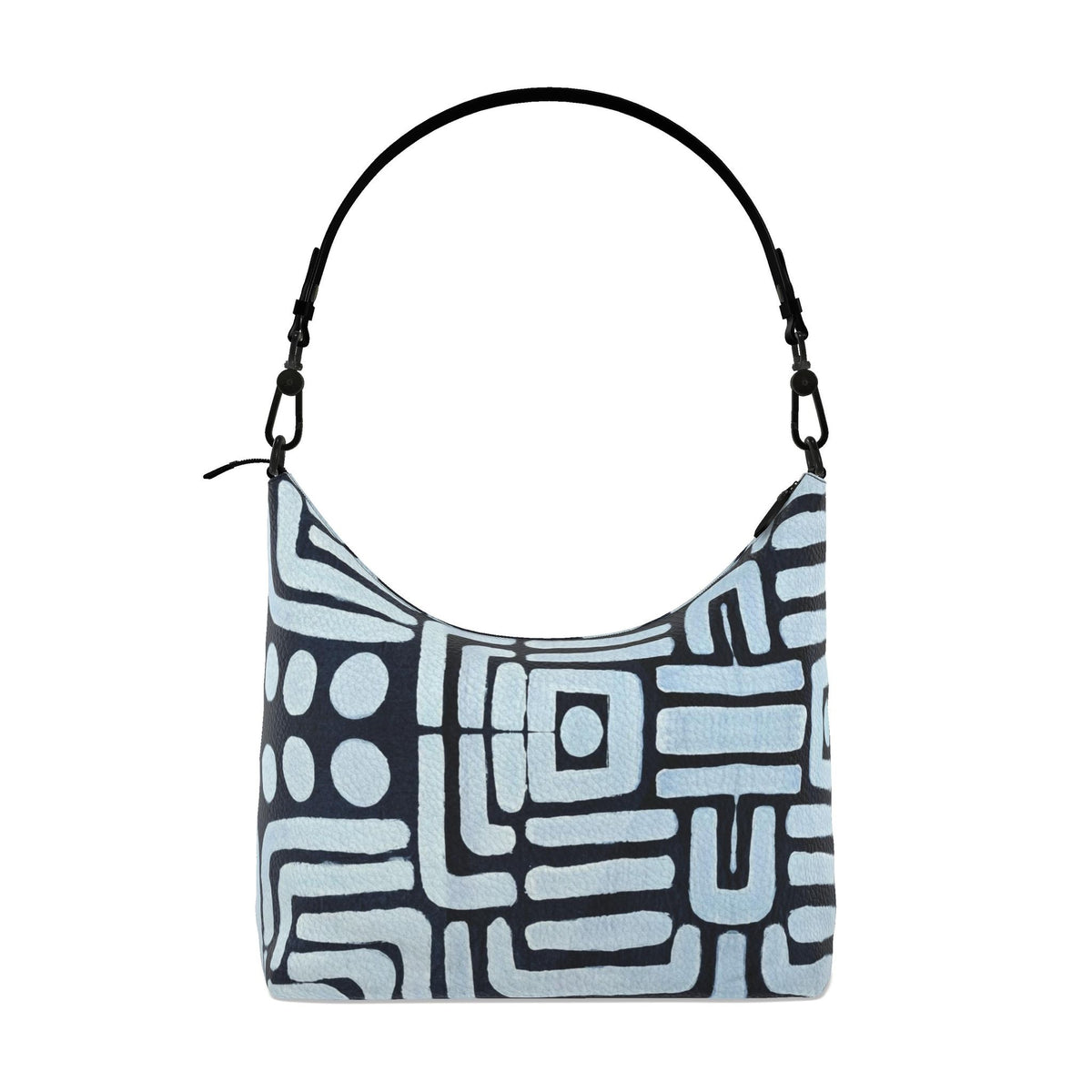 Limited Edition Noir Square Hobo Leather Bag