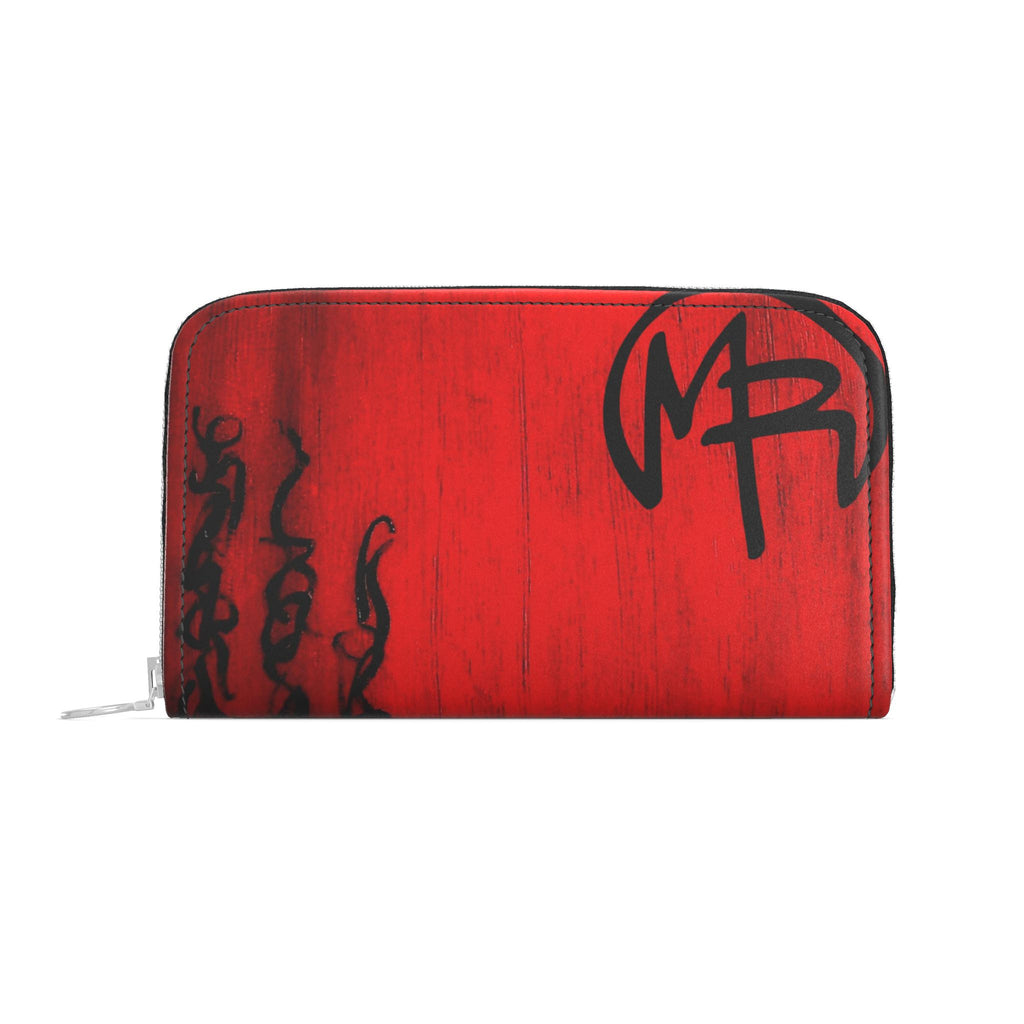 Rogue in Red Leather Zip Wallet