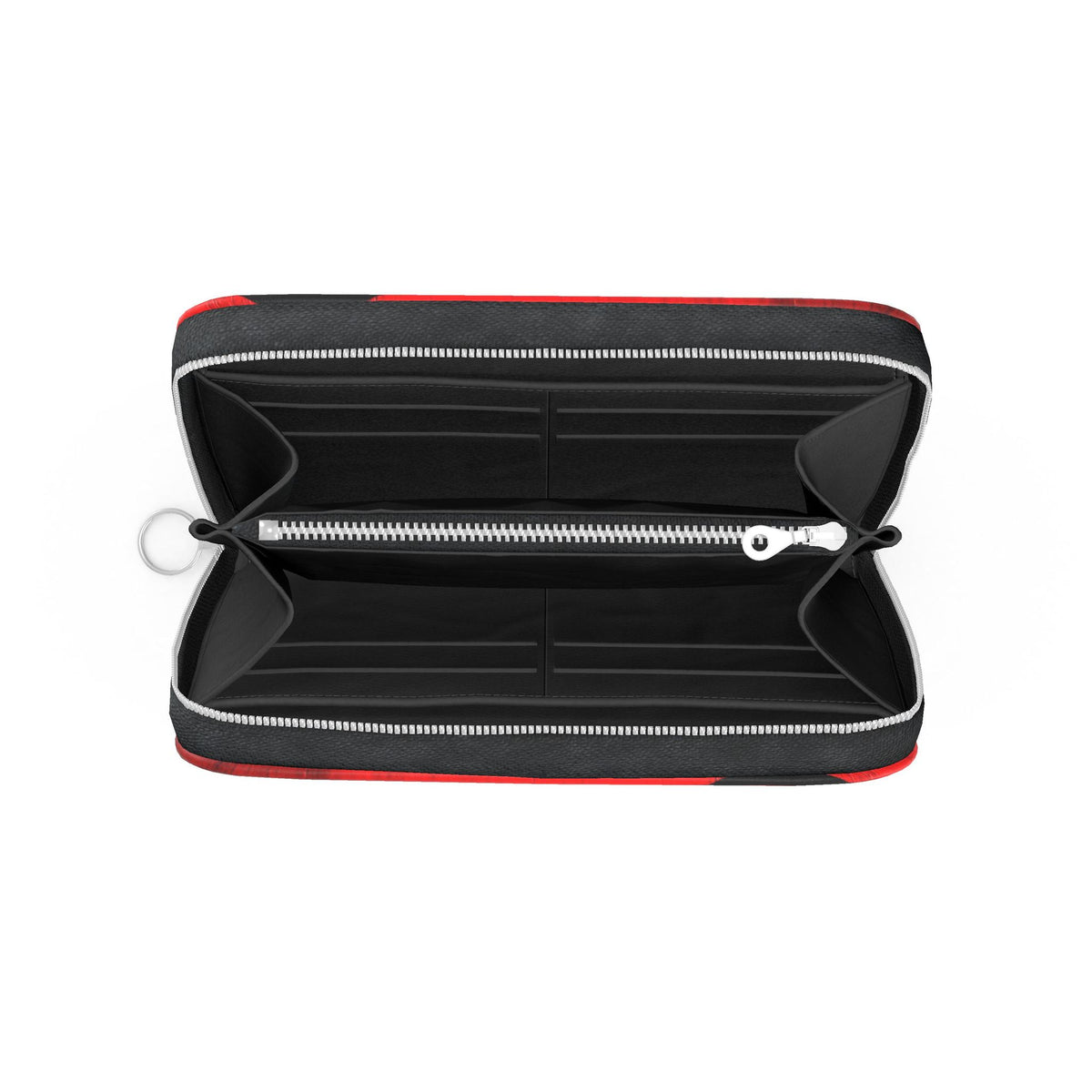 Rogue in Red Leather Zip Wallet