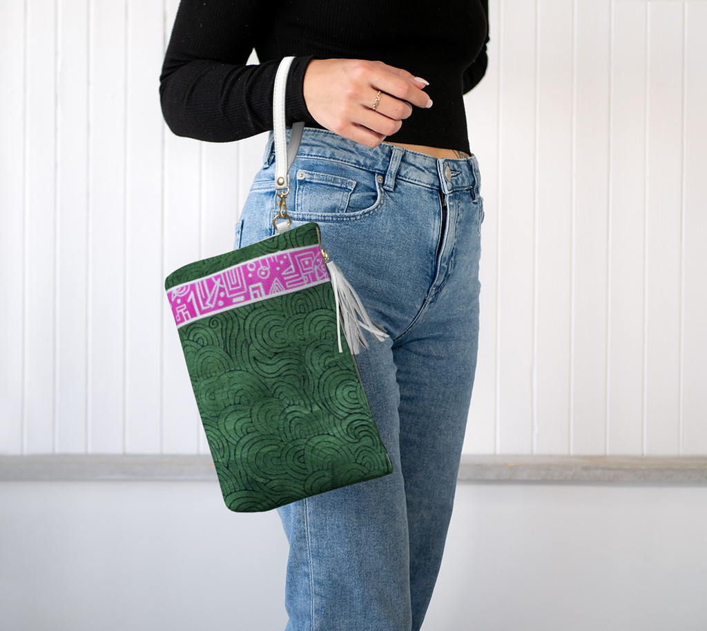 Marion Renee Urban Army Clutch