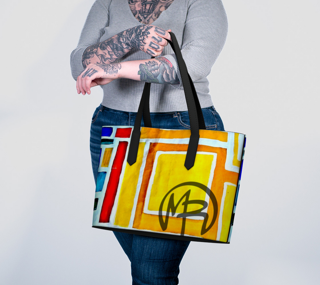 Marion Renee Neo Painted Square Large Tote