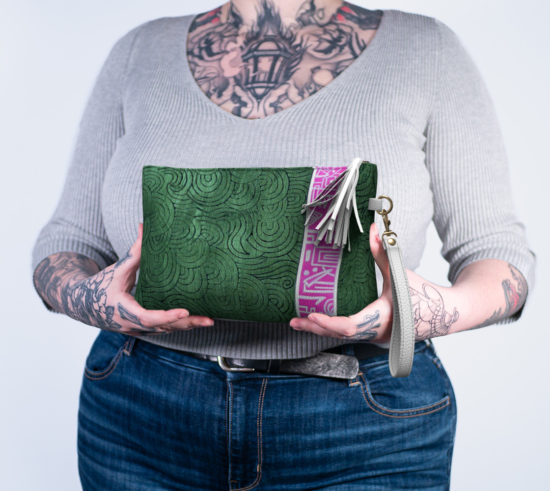 Marion Renee Urban Army Clutch